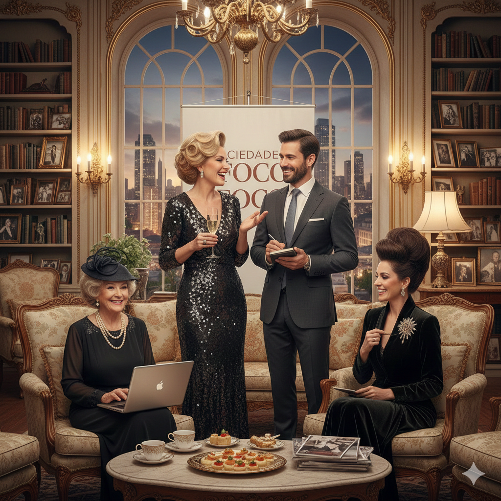 Imagem ilustrativa de colunistas sociais